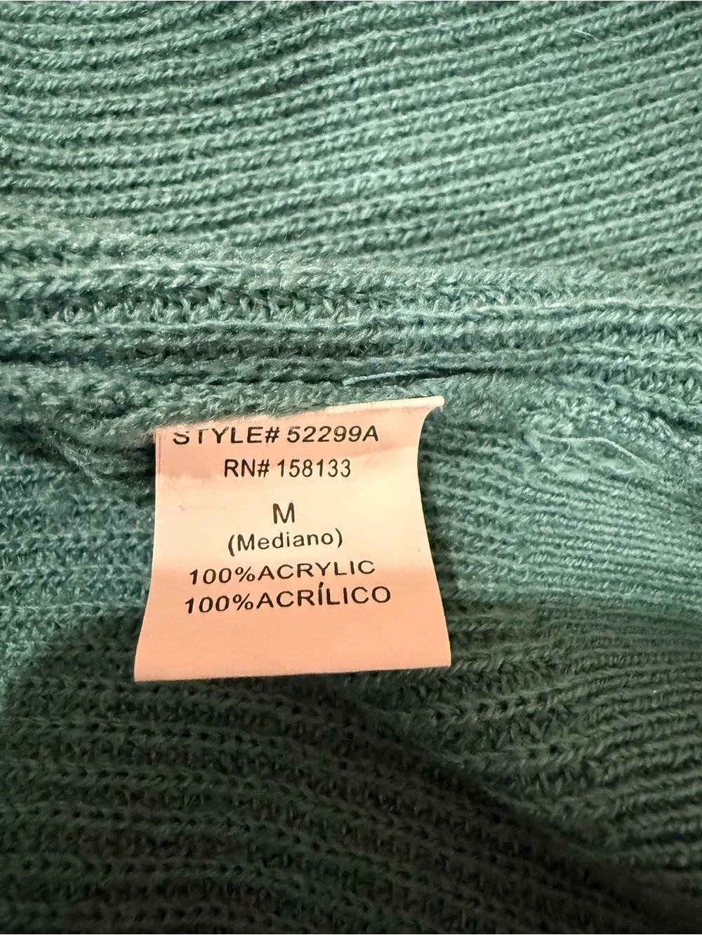 Staccato Teal Open Front Cardigan • Size Medium • Fits Up to Large